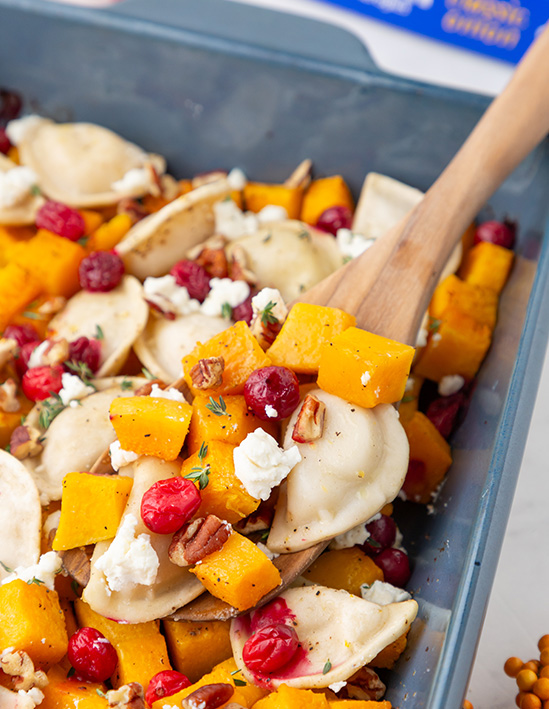 Mini Pierogies with Butternut Squash Harvest