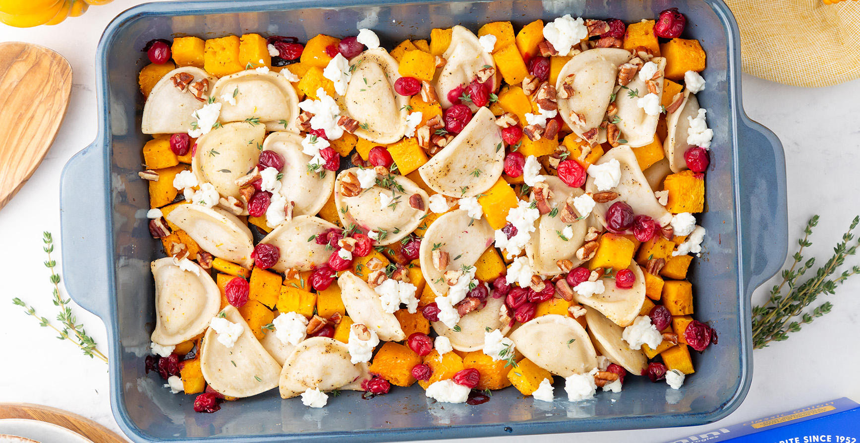 Mini Pierogies with Butternut Squash Harvest