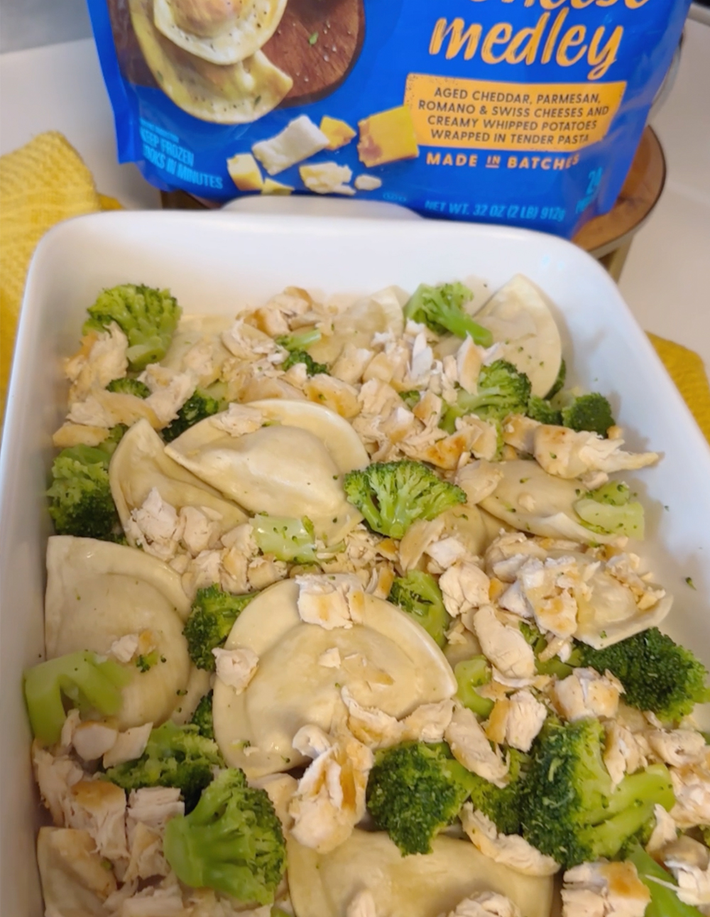 4 Cheese Medley with Chicken & Broccoli