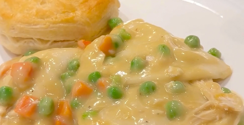 Chicken Pierogy Pot Pie Casserole